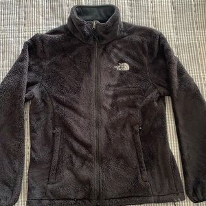 Black Womens North Face Long Sleeved Fleece